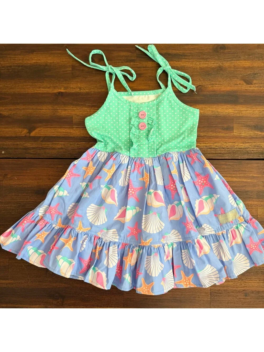 Eleanor Rose 3/4 Summer Seashell Dress